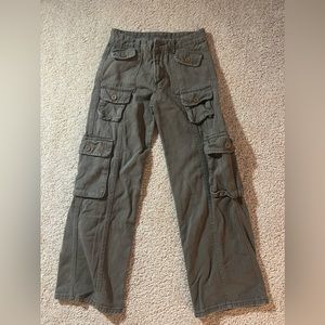 Low rise cargo pants